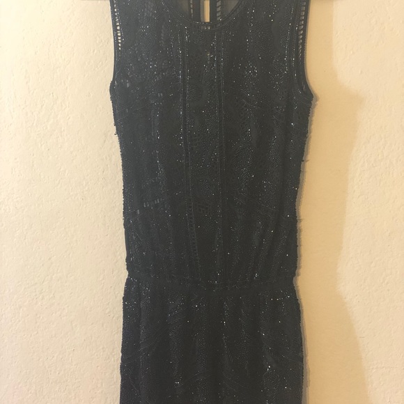 Karina Grimaldi beaded Maca romper. XS. - Picture 5 of 6